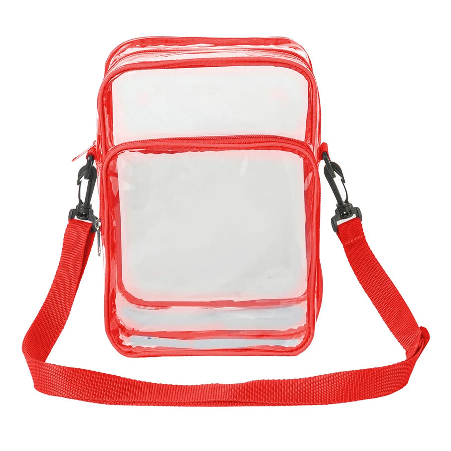 ClearPass Clear Crossbody Bag 7.5" x 3" 1