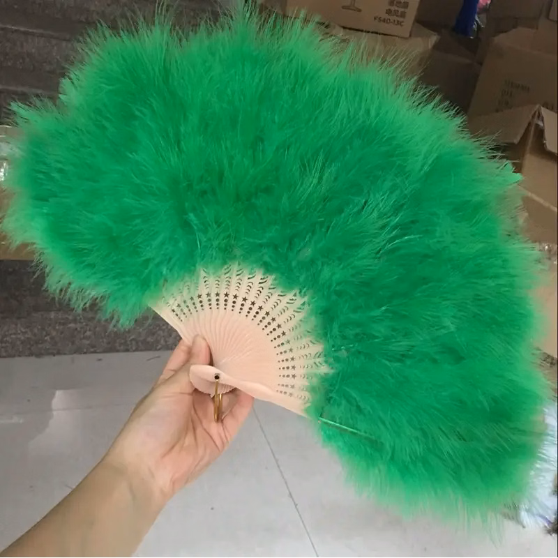 Vintage Folding Flapper Hand Fan