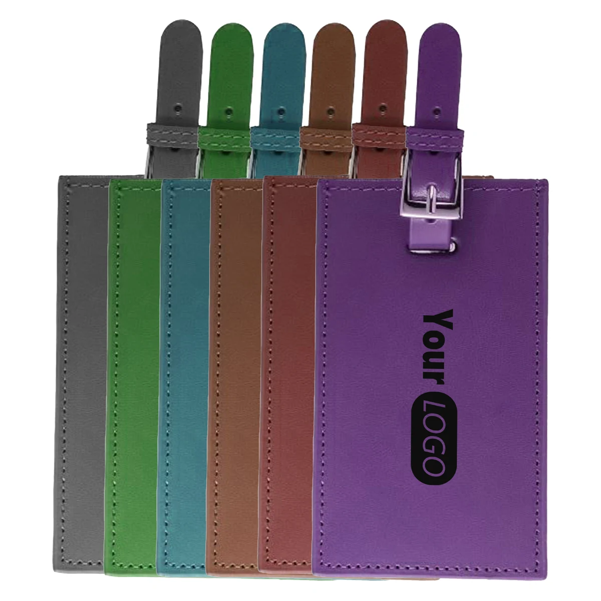 Pu Customizable Leatherette Luggage Tag 1