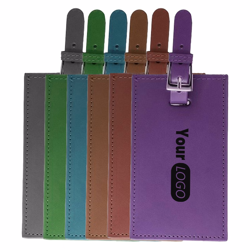 Pu Customizable Leatherette Luggage Tag