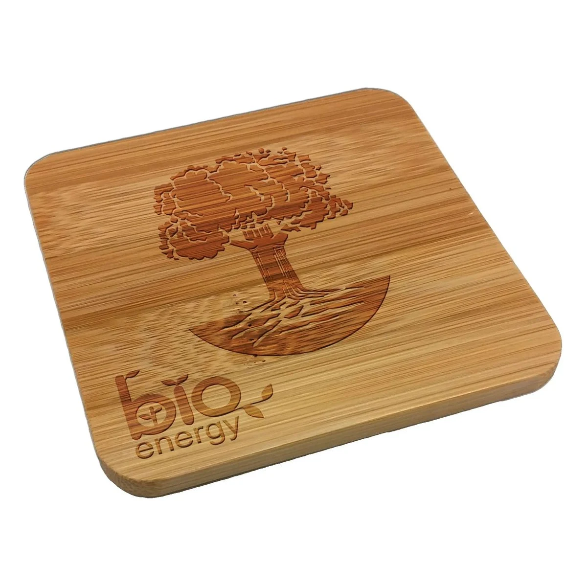 Laser Etched Bamboo Coasters 1