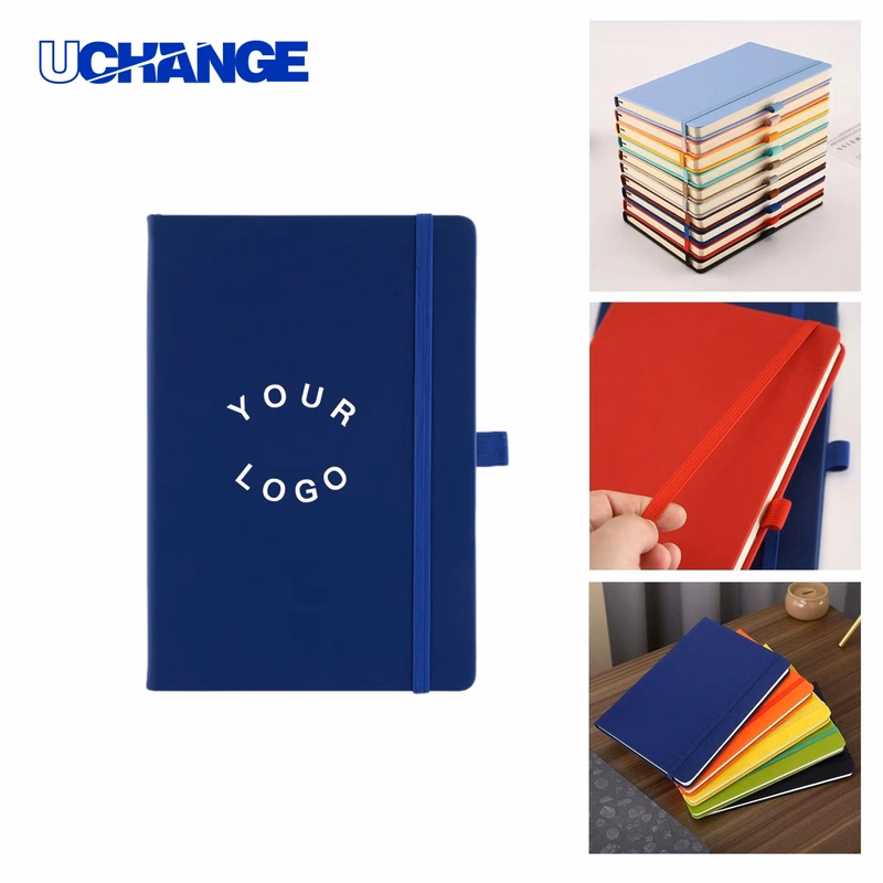 PU Notebook with Pen Holder and Elastic Band