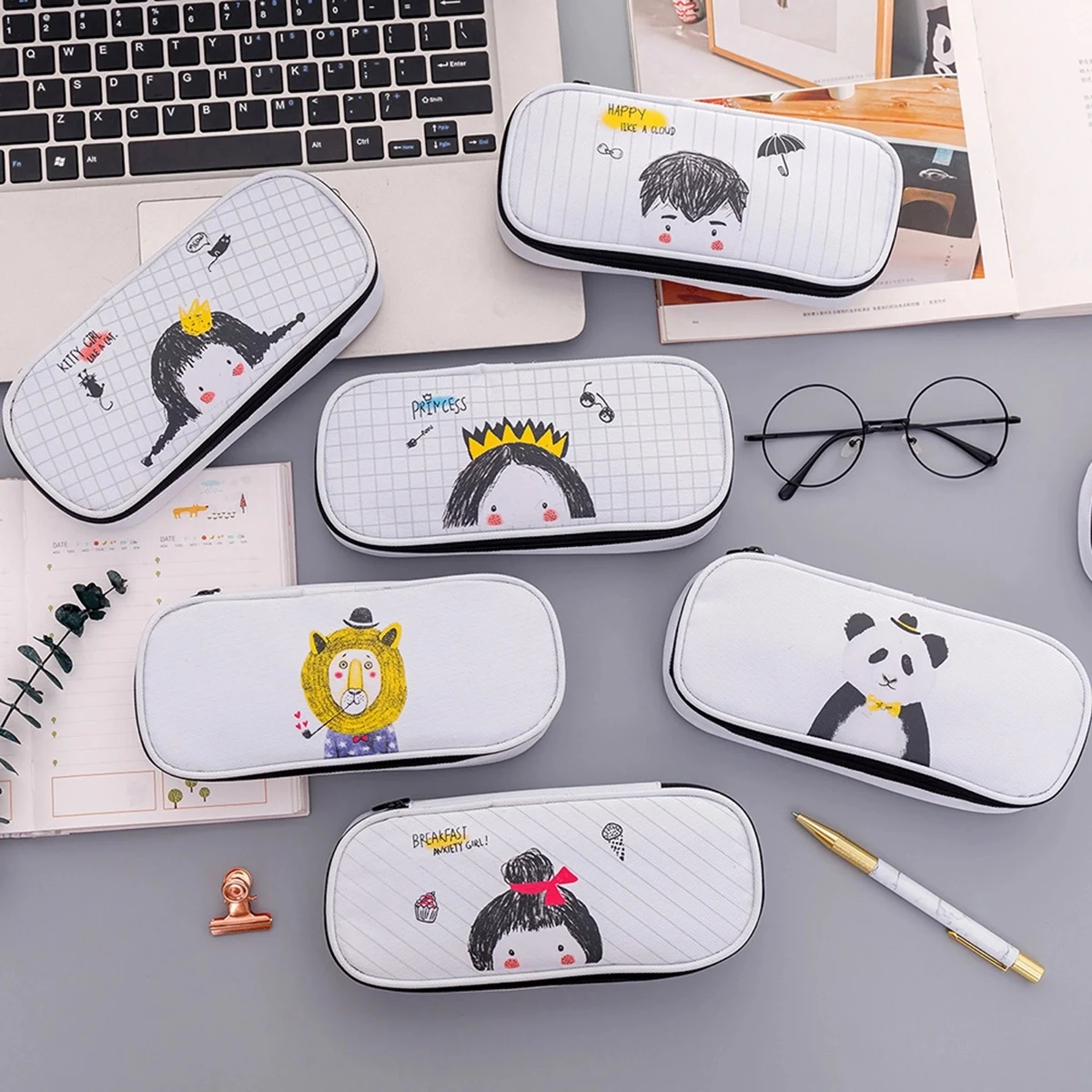 Graffiti Art Pencil Case Canvas Pouch 1