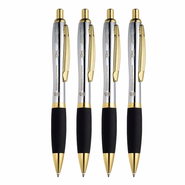 Santorini metal pen with silver barrel