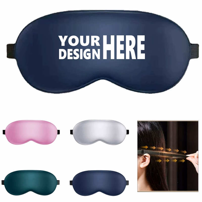 Imitation Silk Double-Sided Blackout Eye Mask