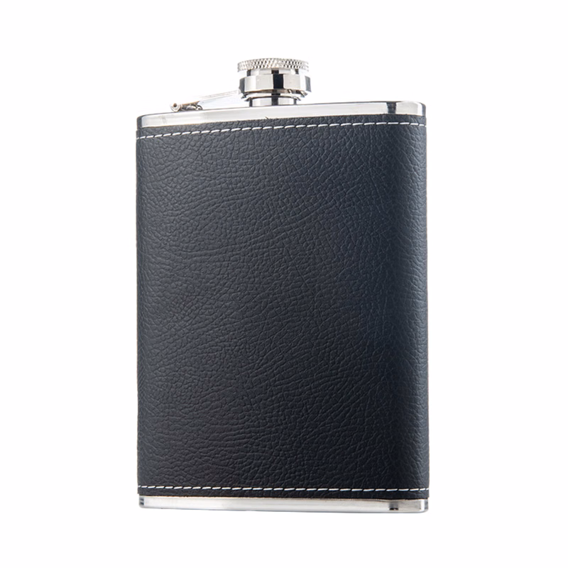 MOQ100 Portable Stainless Steel Hip Flask