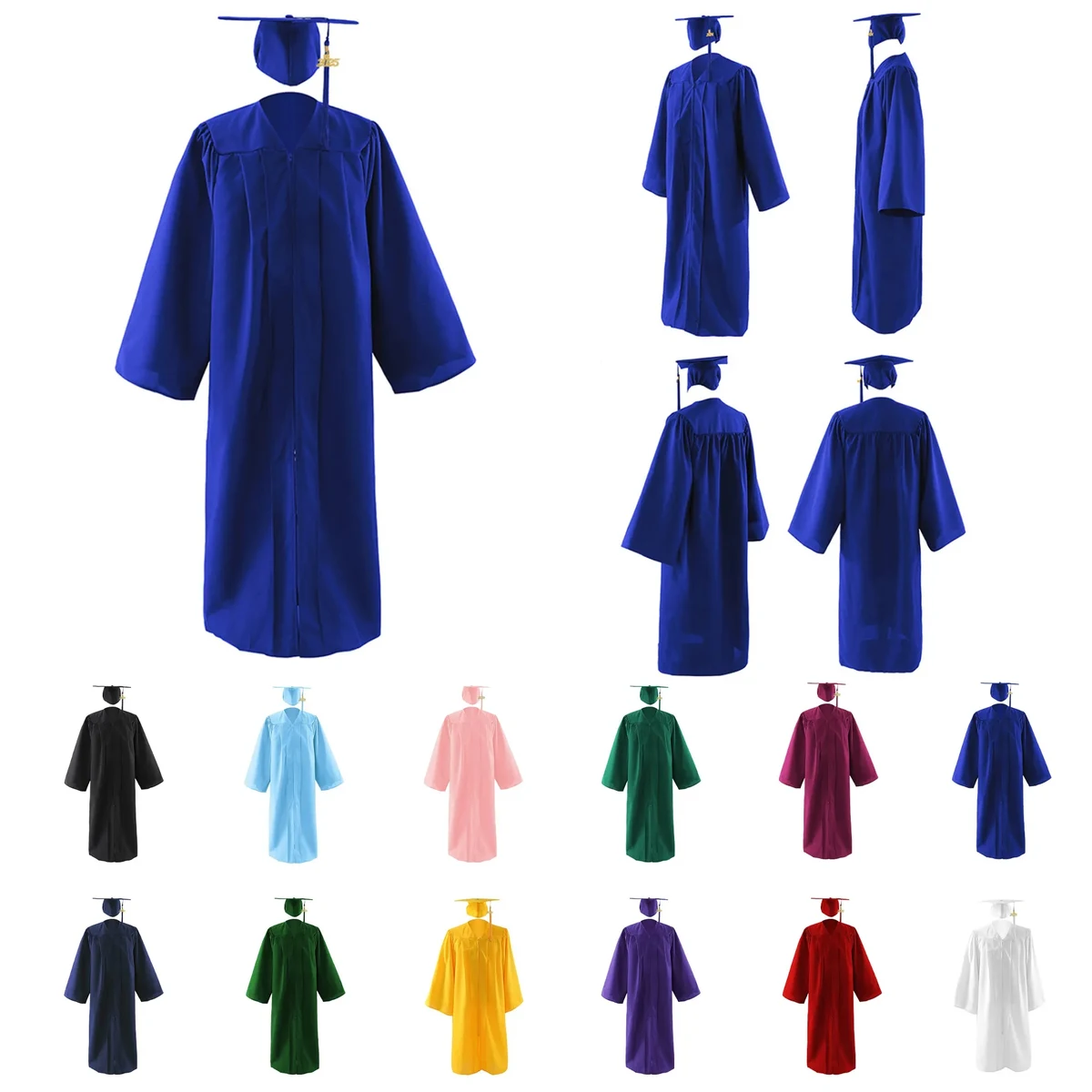 MOQ 10 Graduation Cap and Gown Tassel Set 1