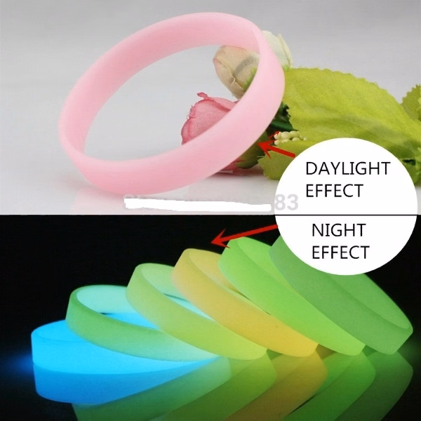 Glow Silicone Bracelet Wristband