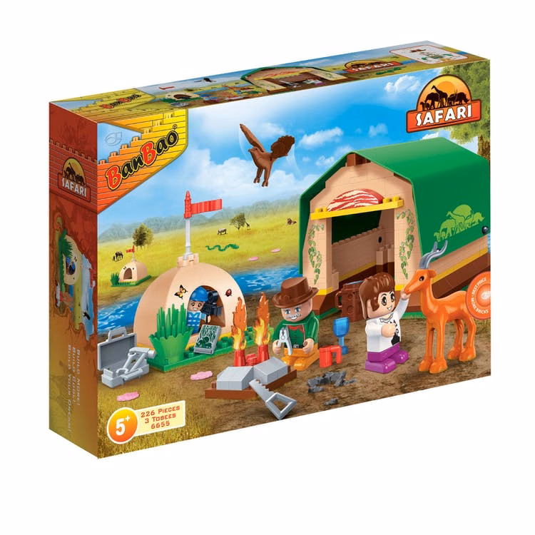Camping Trip Interlocking Block Sets - 226 Pieces