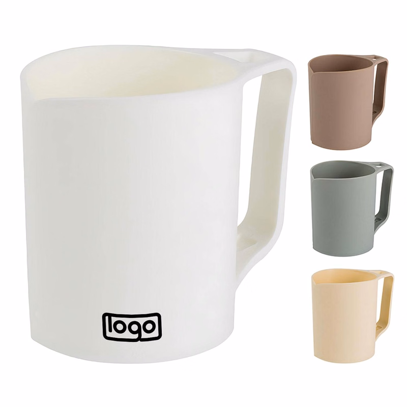 Compact Student Mouthwash Cup with Handle