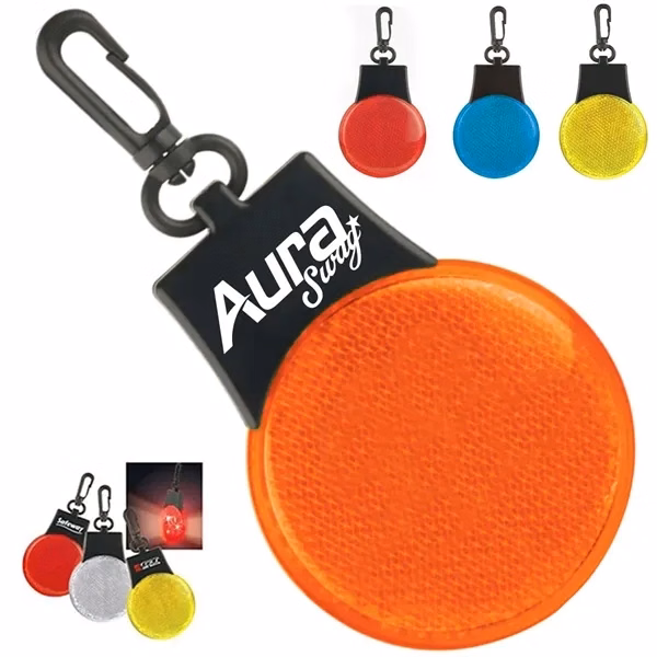 Custom LED Clip-On Flashing Safety Light Reflective Visibility — Outdoor Runner Gift