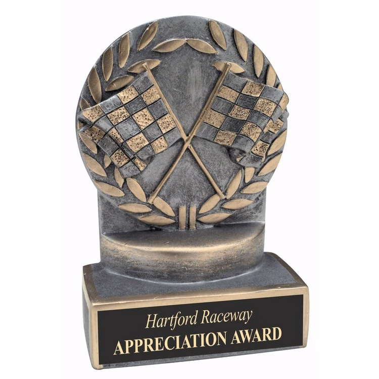 Racing Flags Wreath Award