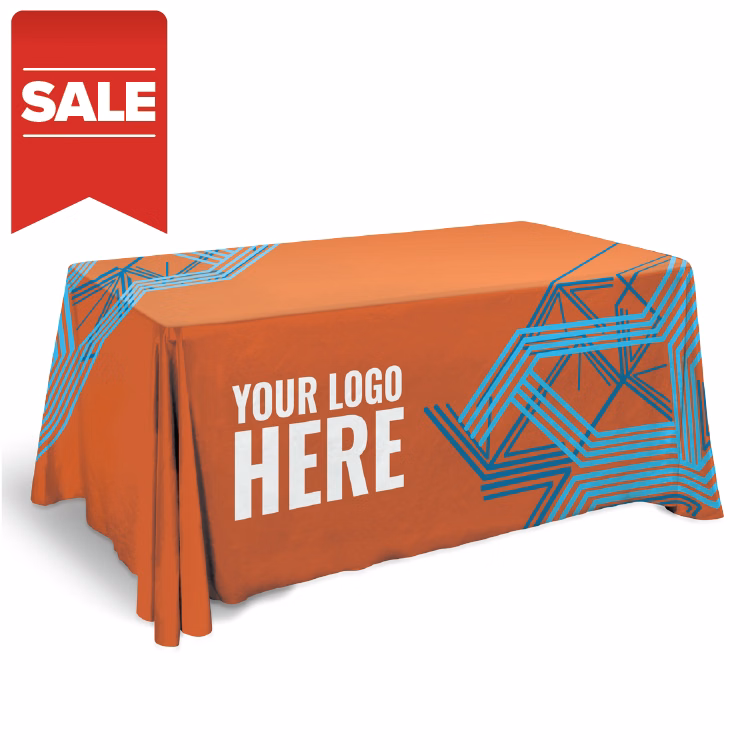 SPECIAL SALE - Printed Non-Fitted Tablecloth - 4' / 6' / 8