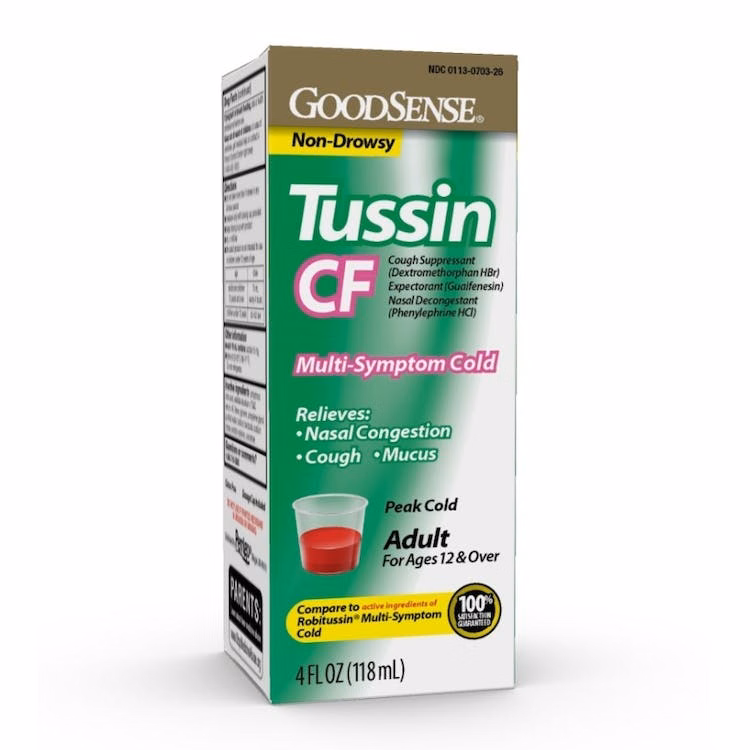 Tussin CF - Cough Suppressant 4 oz