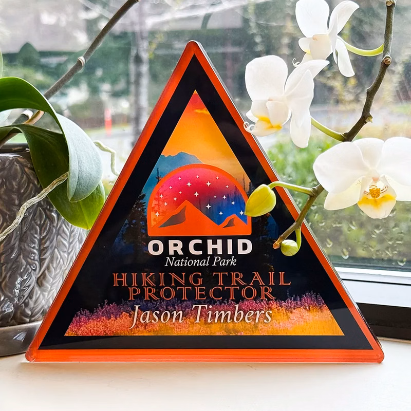 1/2" Free-Standing Acrylic Awards - Full Bleed