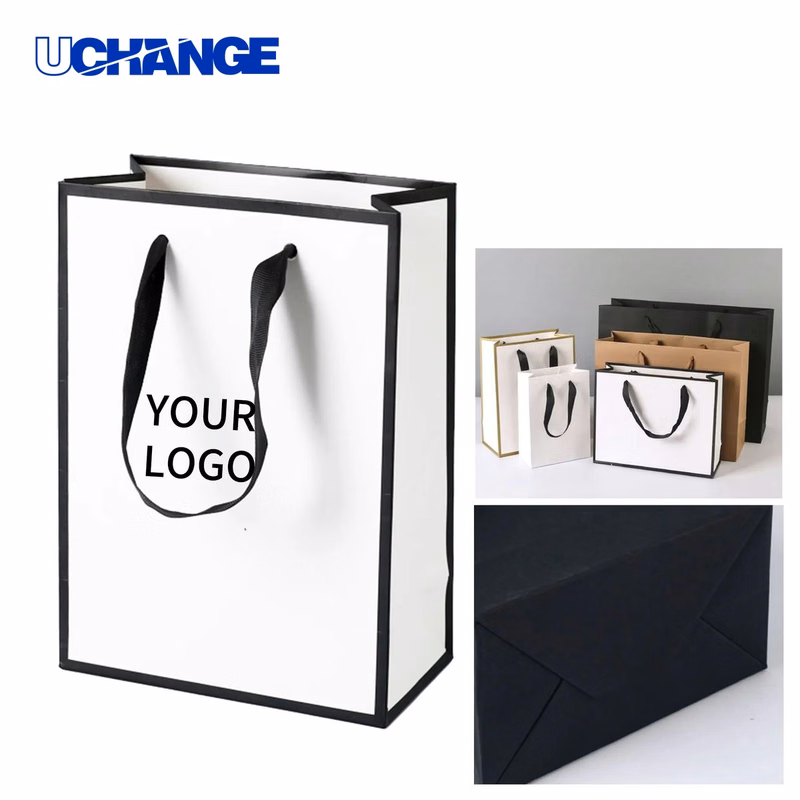 Kraft Shopping Bag Carrier Recyclable Paper