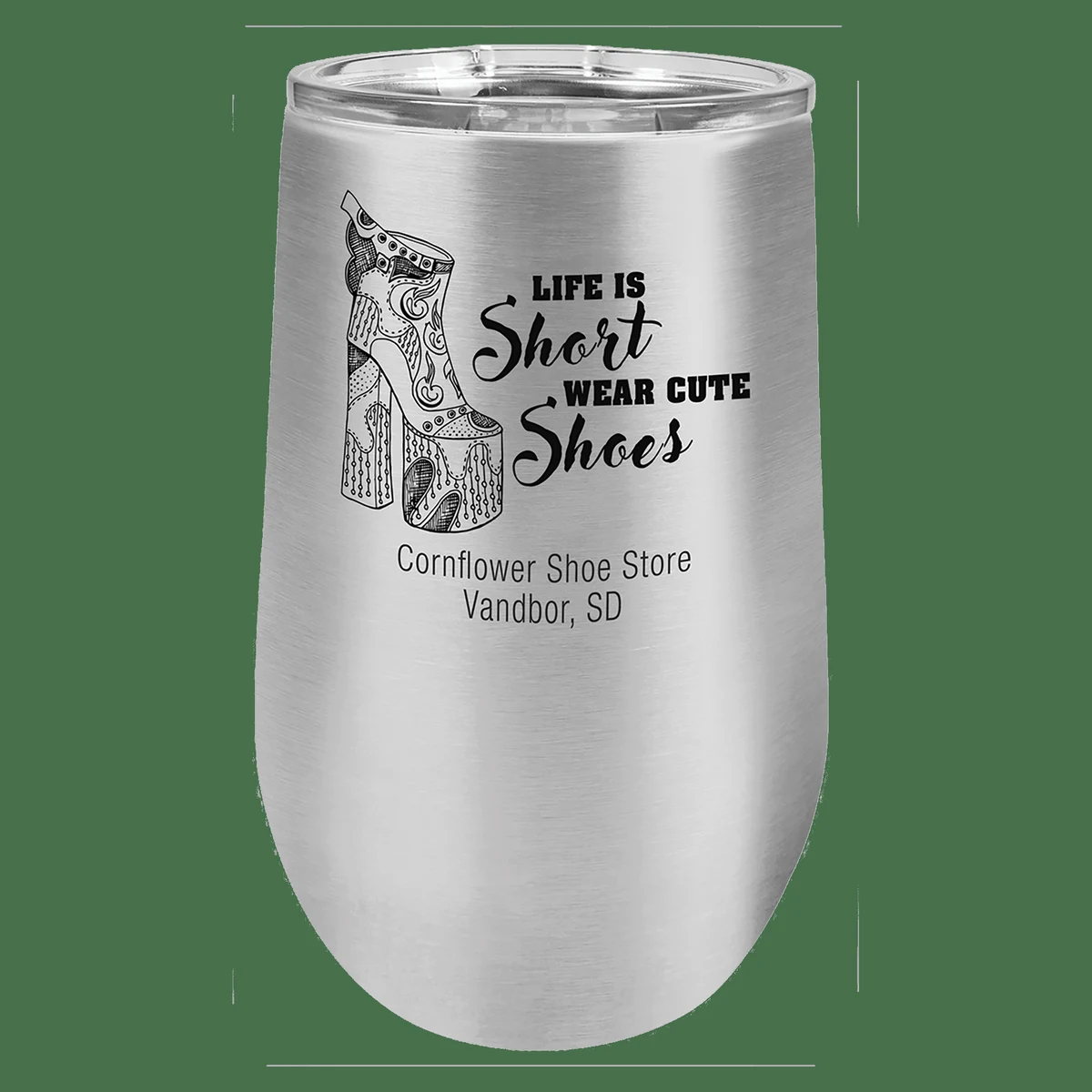 Polar Camel 16 oz. Stainless Steel Vacuum Insulated Stemless Tumbler with Lid 1