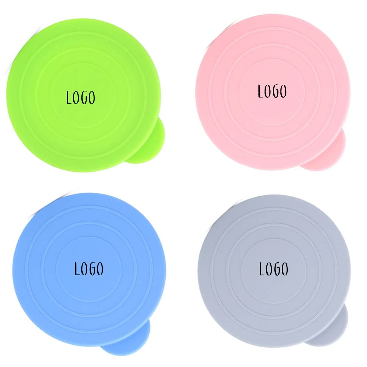 Custom Imprint Silicone Pet Food Can Cover 1