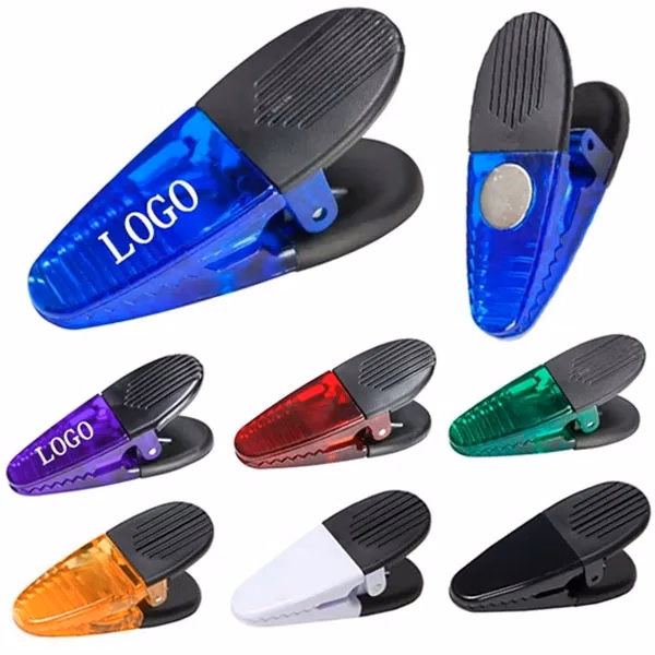 Plastic Magnetic Memo Clip