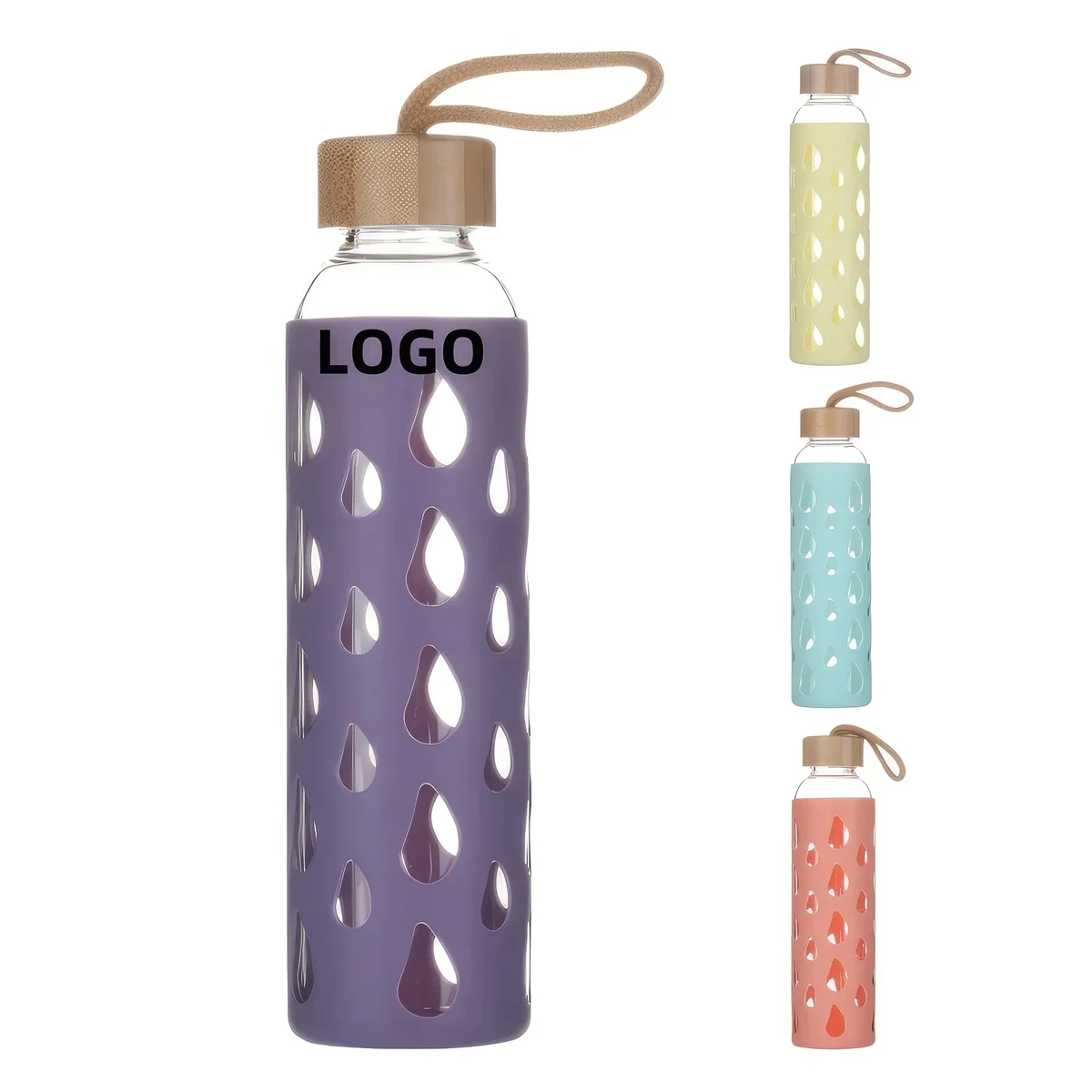 High-strength Borosilicate Glass Water Bottle 1