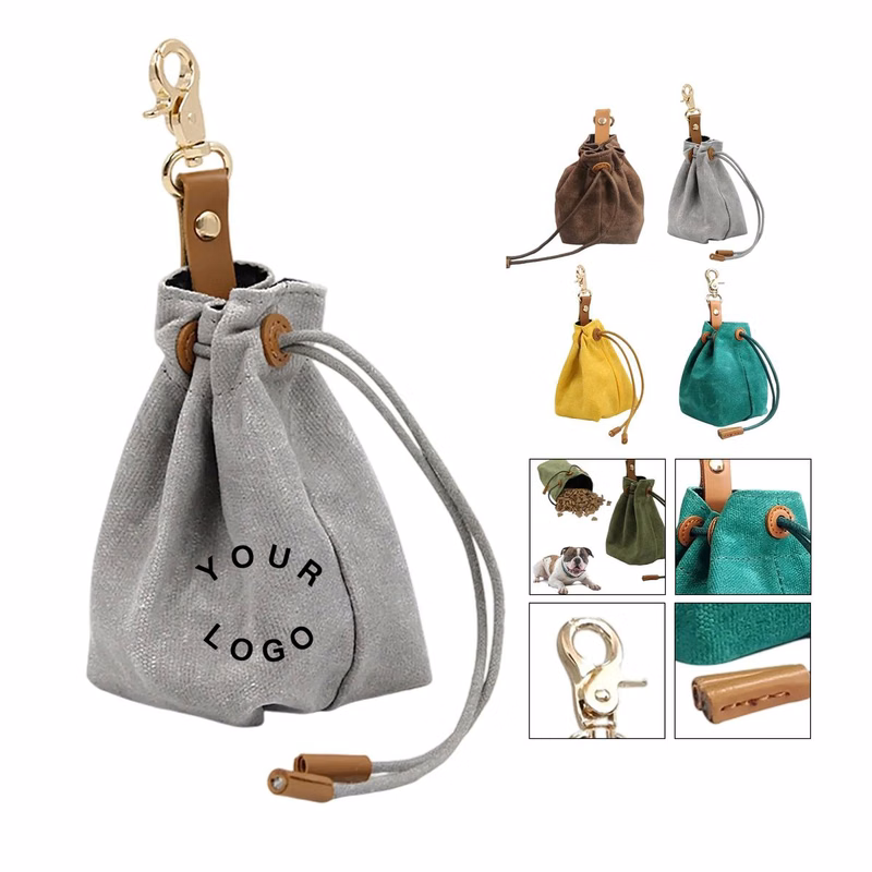 Dog Treat Bag with Clip for Outdoor Walks