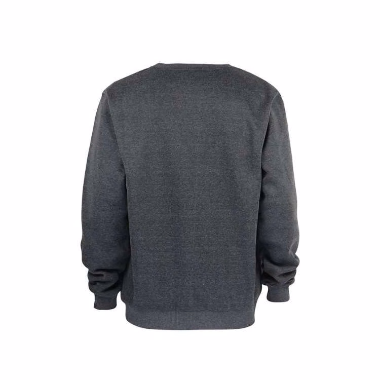 Men's Fleece Crew Neck Sweatshirts - Size Medium Dark Gray
