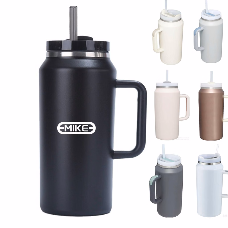 64 Oz Tumbler W/ Straw