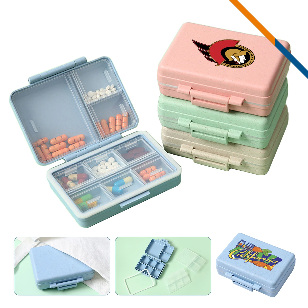 Square Pill Box 1
