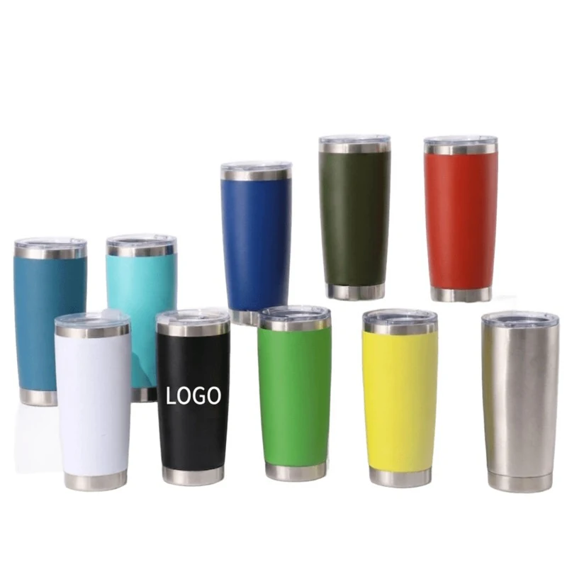 20oz Double Wall Vacuum Car Tumbler 1