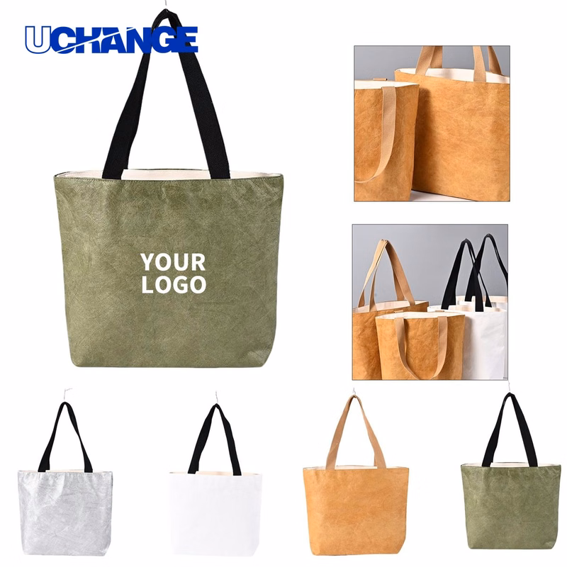 Kraft Style Carry Bag Packaging with Tear Resistant Build