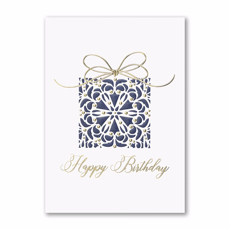 Gift Wrapped Birthday Card