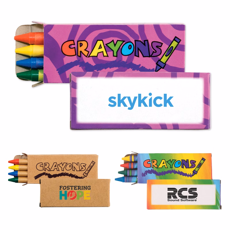 4-Pack Wax Crayons