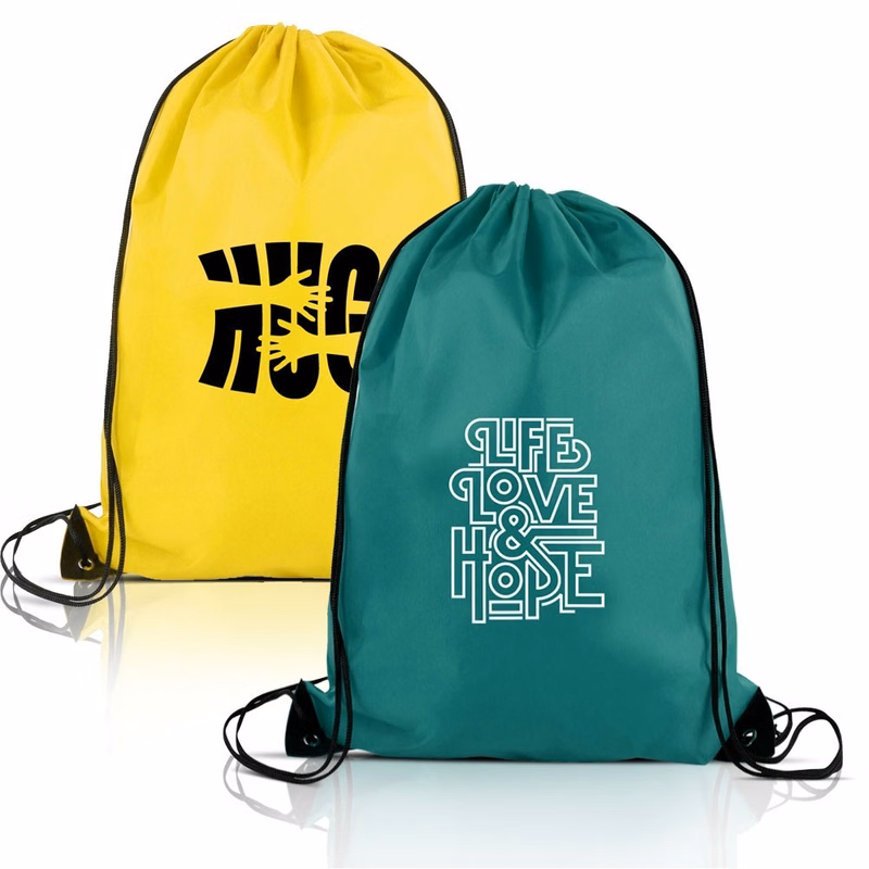 Polyester Sports Drawstring Backpack ( 14" X 18" )