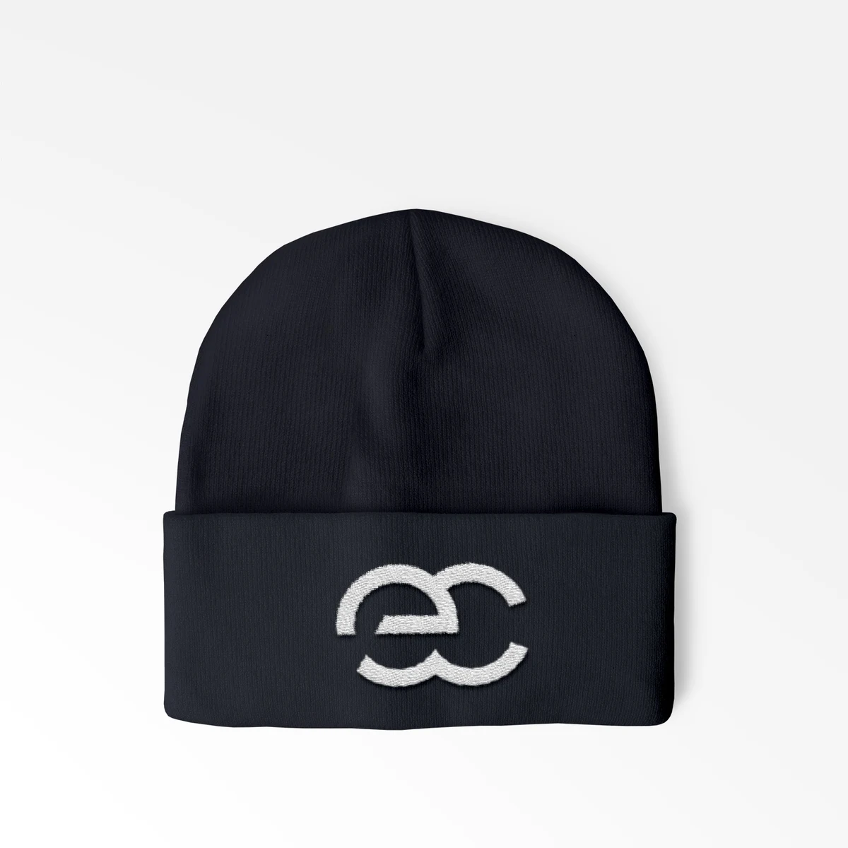 Cuffed Beanie with direct embroidery 1