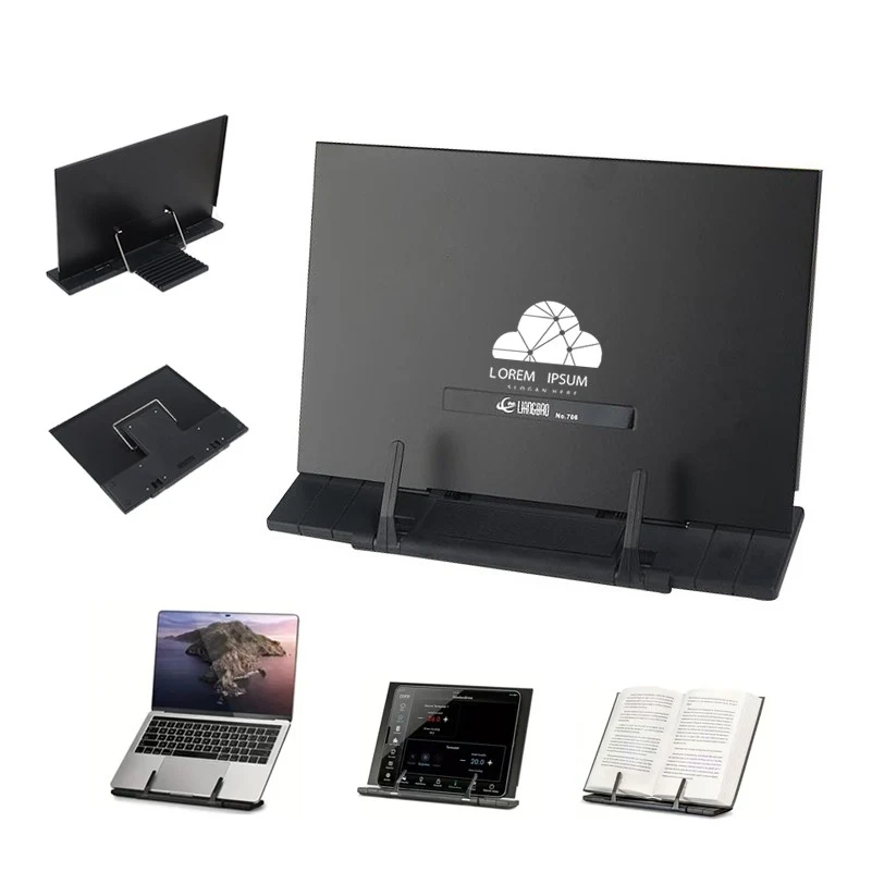 Metal Book Stand For Desk Porholtable Document Holder 1