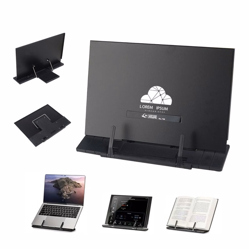Metal Book Stand For Desk Porholtable Document Holder