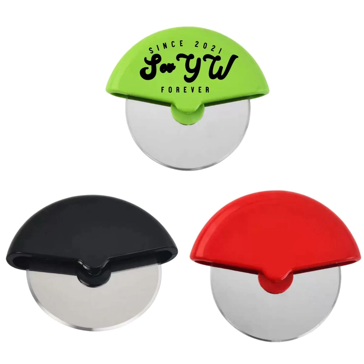 Pizza Cutter Wheel With Safety Plastic Cover 1