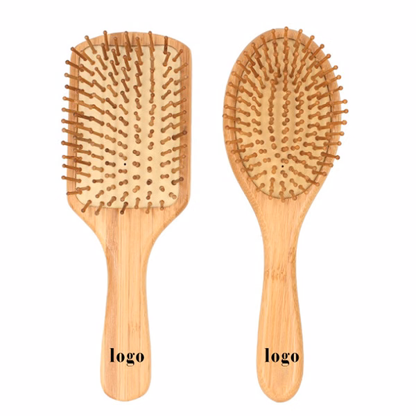 Natural Bamboo Wooden Massage Hair Comb