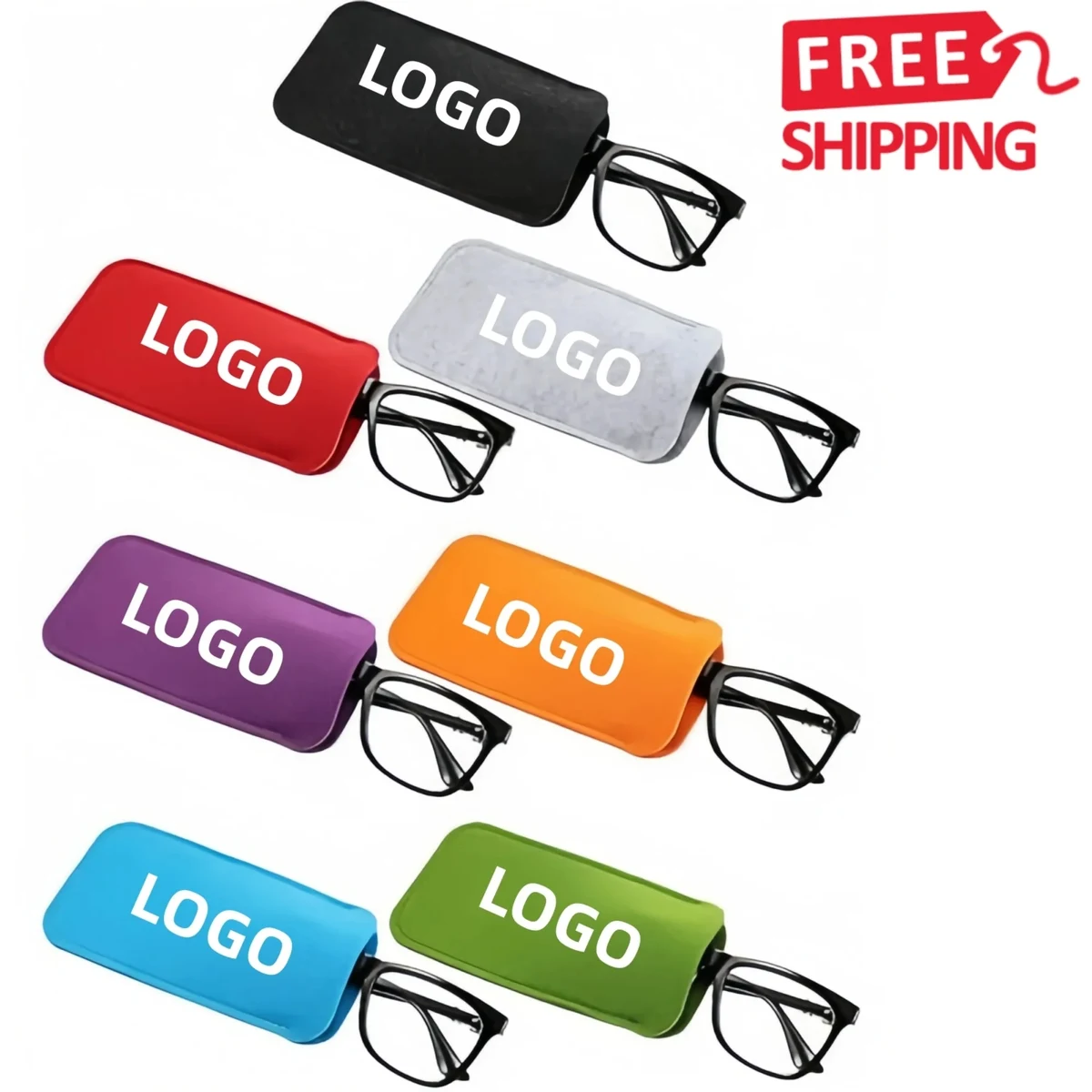 Square Felt Eyeglass Storage Bag 1