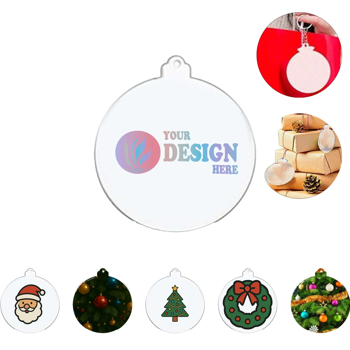 Acrylic Christmas Ornament 1