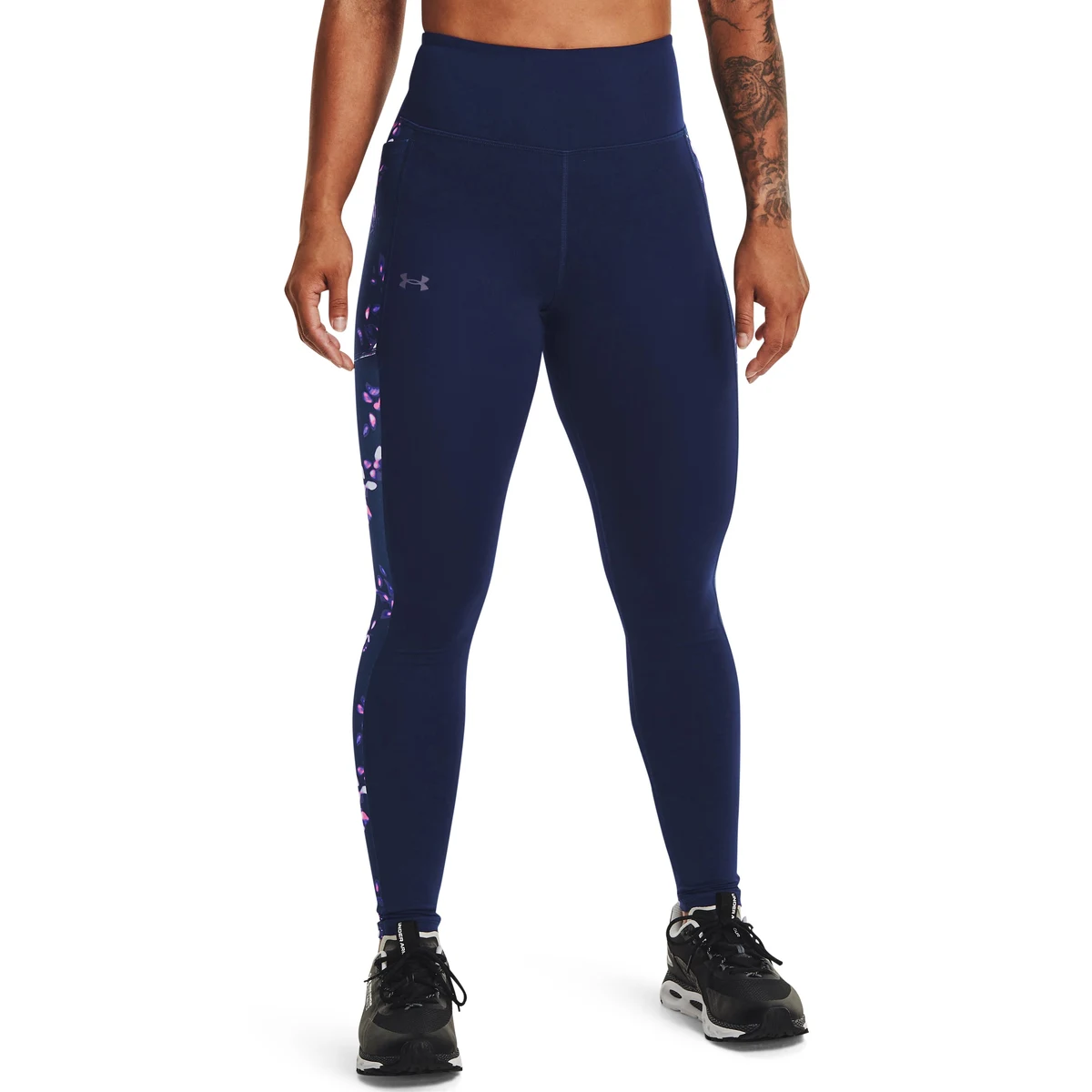 Women's ColdGear No-Slip Waistband Ankle Leggings 1