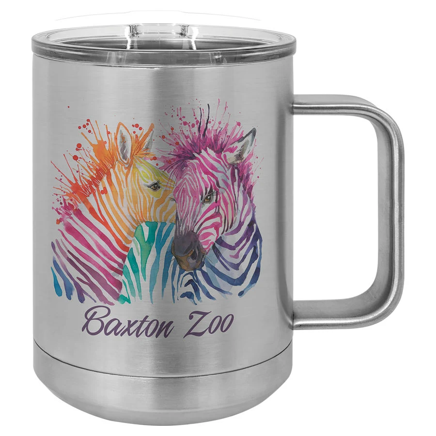 15 OZ. SublimatableFull Color PhotoMug w/Slider Lid 1