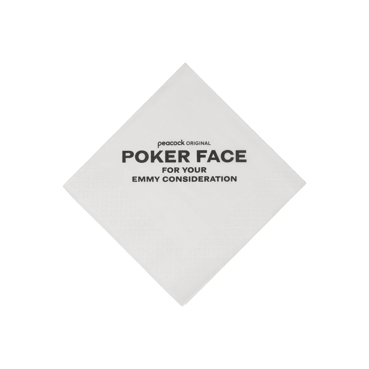 Beverage Napkin 3 Ply 1/4 Fold White Tradition Print 1