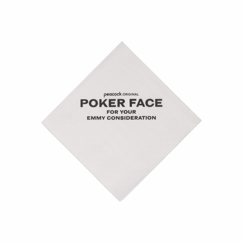Beverage Napkin 3 Ply 1/4 Fold White Tradition Print