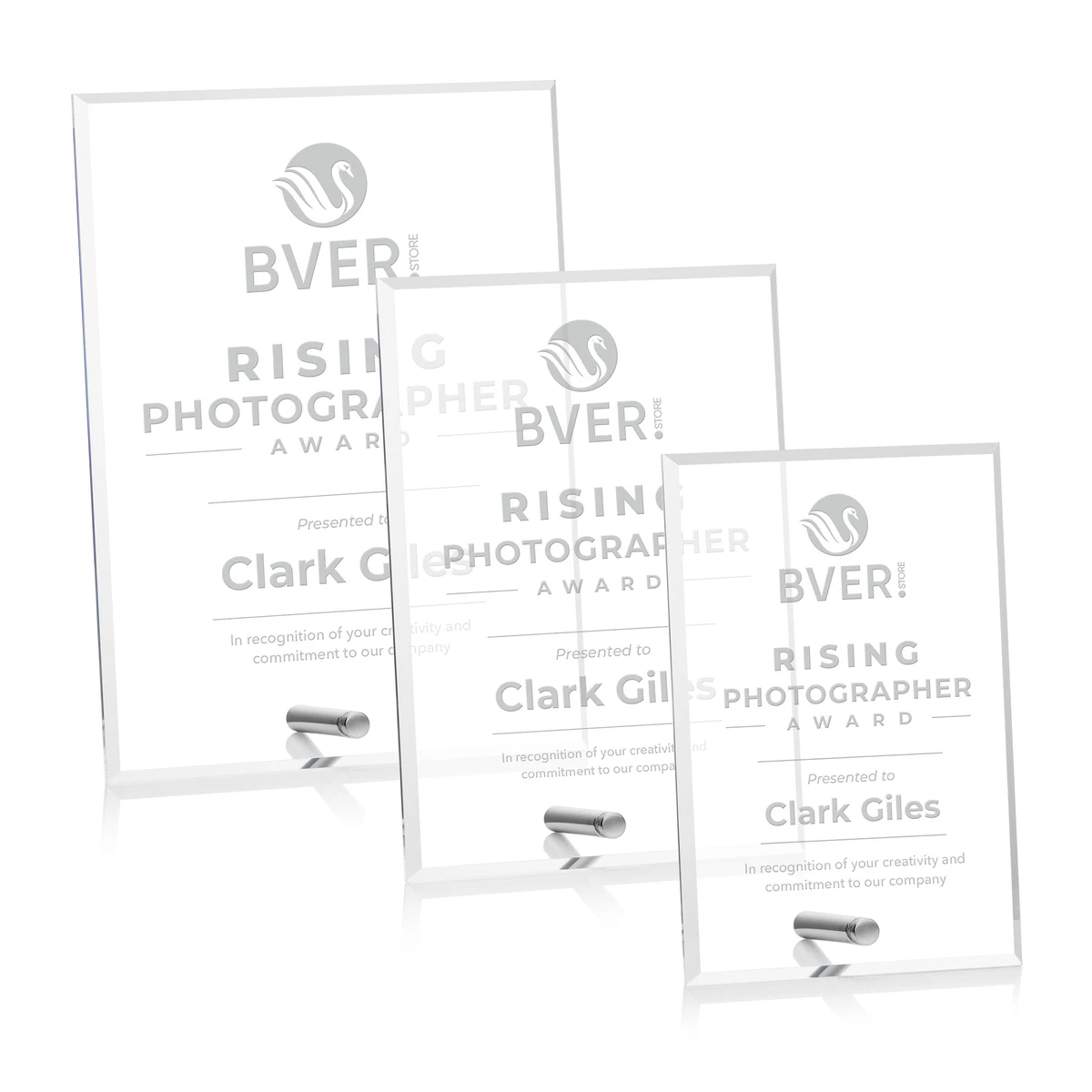 Polaris Rectangle (V) Award - Silver 1