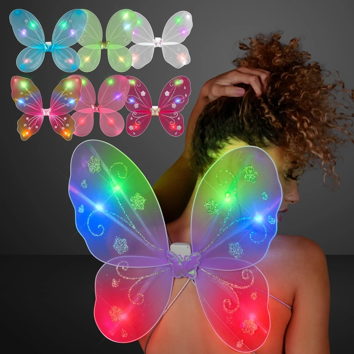 Blinking butterfly wings 1