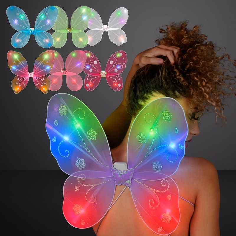 Blinking butterfly wings