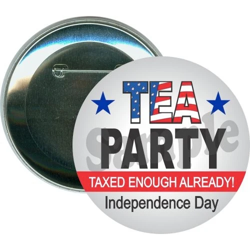 Tea Party, Independence Day Button 1