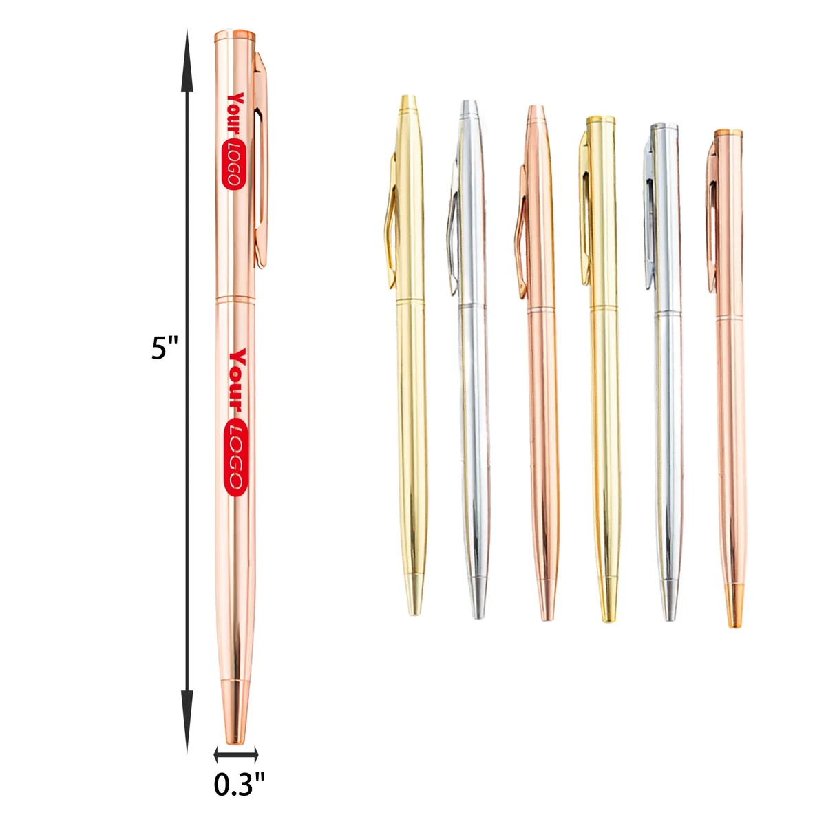 Clip Metal Ballpoint Pen 1