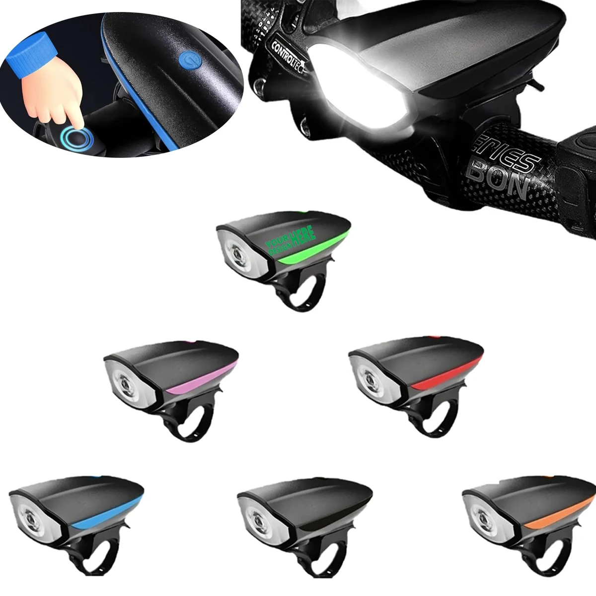 Portable Rechargeable Bicycle Headlight 1